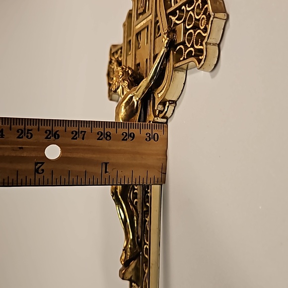 Vintage IHS Holy Cross Spiritual Crucifix - Picture 10 of 14